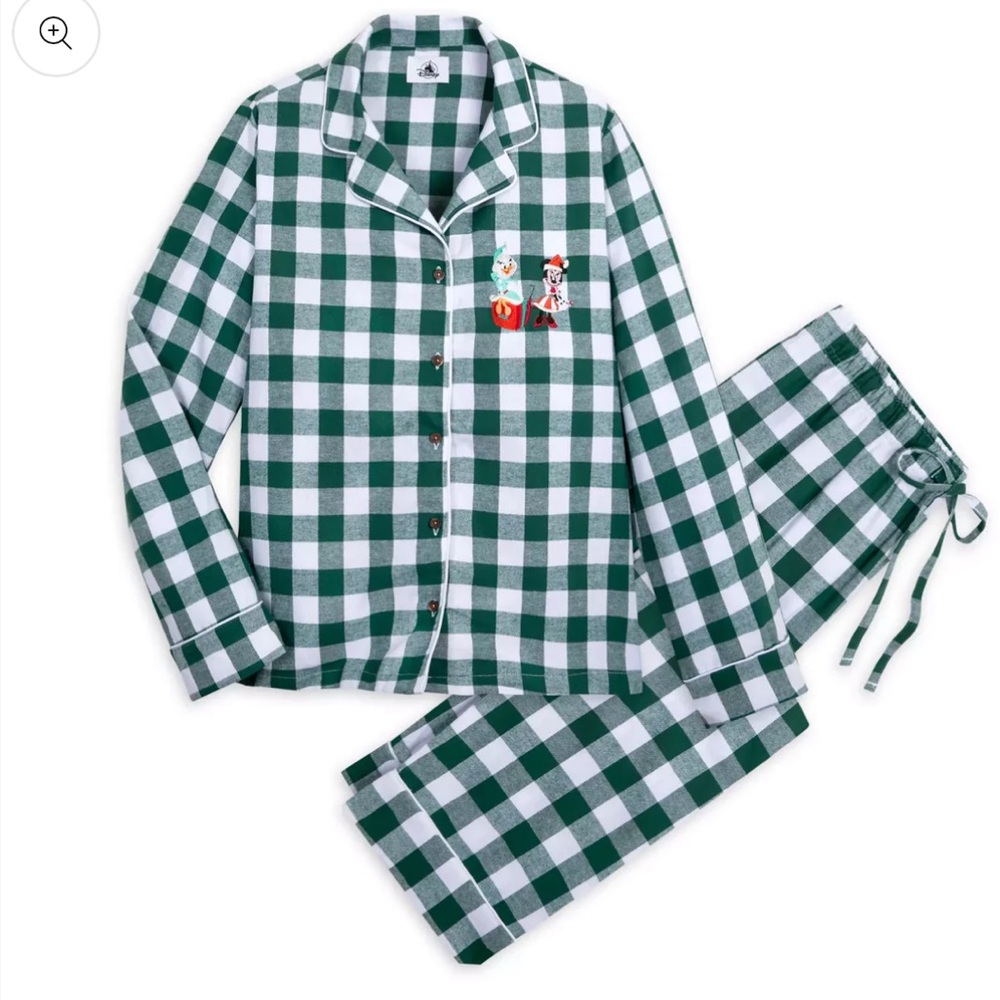 Green Checkered disney Pajamas